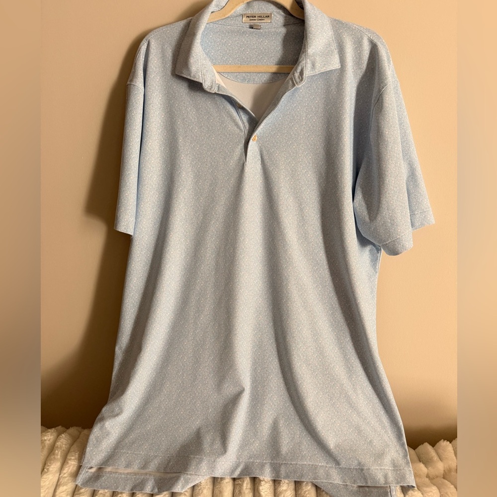 ⚫️⚫️Peter Millar Sky Blue Polo Shirt